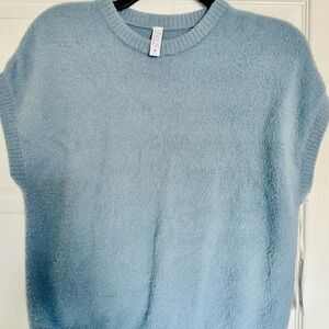 New with tag Stylus Soft Blue Sweater xs short sleeve